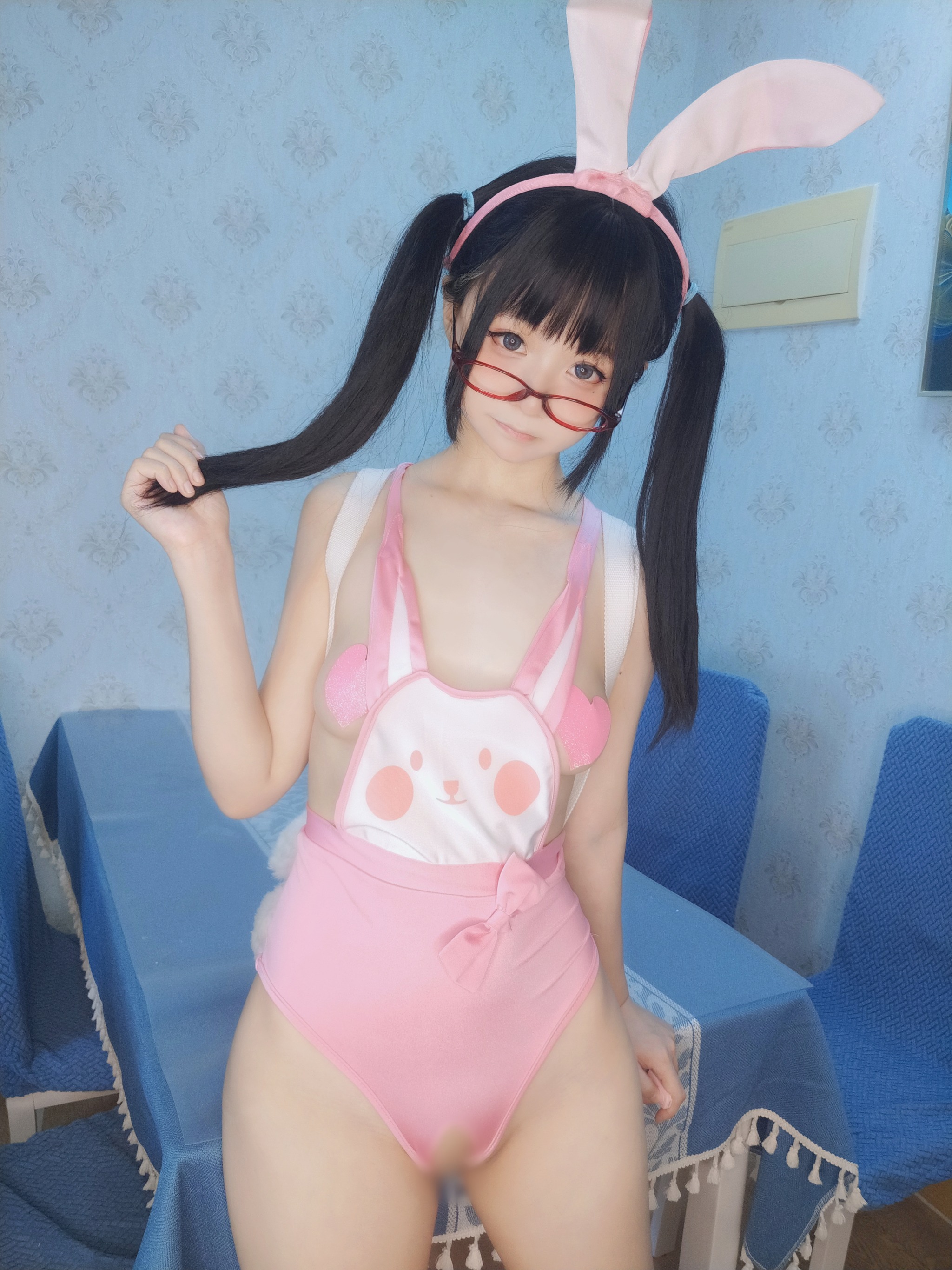 摇摇乐yoyo - NO.083 软妹摇摇乐yoyo  ピンクのうさぎです[100P]-XikXak